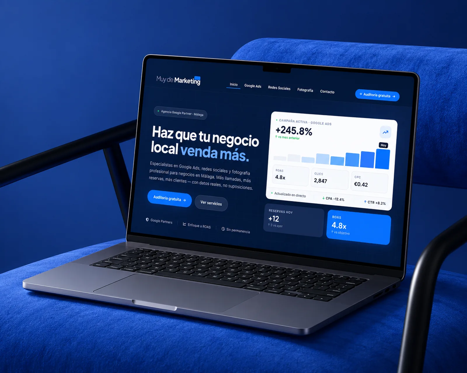 Portada del proyecto Muy de Marketing